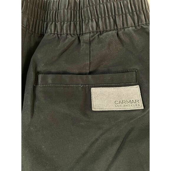 Carmar Black Cotton Twill Joggers size 10 - Picture 7 of 9